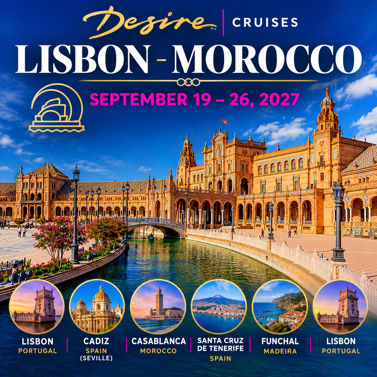 Desire Cruises logo